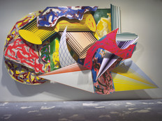 Frank Stella. Giufà, la luna, i ladri e le guardie. 1984