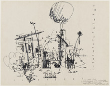 Jean Tinguely. Sketch for Homage to New York. 1960