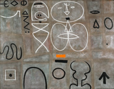 Adolph Gottlieb. Man Looking at Woman. 1949