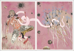 Wangechi Mutu. Yo Mama. 2003