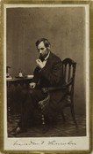 Mathew B. Brady (studio of). President Lincoln. c. 1862