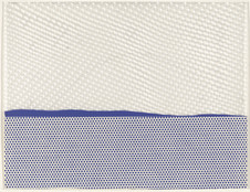 Roy Lichtenstein. Seascape I from New York Ten. 1964, published 1965