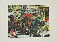 Romare Bearden. The Train. 1975