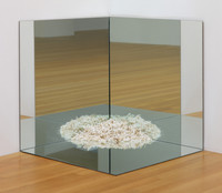 Robert Smithson. Corner Mirror with Coral. 1969