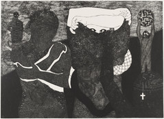 Belkis Ayón. Untitled (A Challenge). 1996