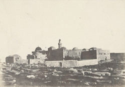 Auguste Salzmann. Mount Sion, Jerusalem. 1854