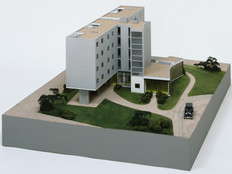 Le Corbusier (Charles-Édouard Jeanneret), Pierre Jeanneret. Swiss Pavilion, Cité Universitaire, Paris, France (Scale model, 1:50). 1930-32