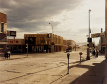 Stephen Shore. 2nd Street East and South Main Street, Kalispell, Montana, August 22, 1974. 1974