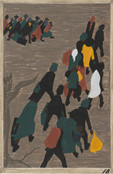 Jacob Lawrence. The migration gained in momentum. 1940-41