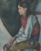 Paul Cézanne. Boy in a Red Vest. 1888-90