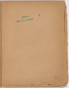 Aleksei Kruchenykh. Folio 3 from Mirskontsa (Worldbackwards). 1912