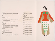 Sonia Delaunay. Plate (page 25) from Le Coeur à Gaz (The Gas Heart). 1923, published 1977