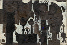 Ibrahim El-Salahi. The Mosque. 1964