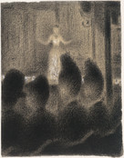 Georges-Pierre Seurat. At the Concert Européen (Au Concert Européen). c. 1886–88