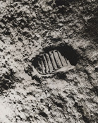 NASA. "View of Astronaut Footprint in Lunar Soil". July 20, 1969