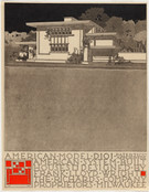 Frank Lloyd Wright. American System-Built Houses for The Richards Company project (Exterior perspective of model D101). 1915–1917
