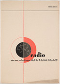 Georg Trump. Typeface sample folder for the font "Radio" by H. Berthold A.G., Berlin. c. 1931